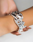 VERDIN COLLECTION
Unique Statement Irregular Big Heavy Metal Chain Necklace