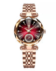 Luxury Diamond Dial Woman Wristwatch Waterproof