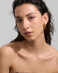 LUCE COLLECTION
Acrylic Geometric Gold Colors Earrings Stainless Steel