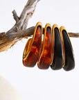 LUCE COLLECTION
Acrylic Geometric Gold Colors Earrings Stainless Steel