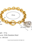 VERDIN COLLECTION
Stainless Steel Irregular Necklace Set