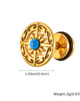 FOR HIM COLLECTION
Compass Stud Earrings, Stainless Steel Eight-pointed Star