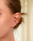 LUCE COLLECTION
Simple Colored Ear Clip Waterproof Stainless Steel Earrings Waterproof