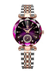 Luxury Diamond Dial Woman Wristwatch Waterproof