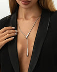 CAVI COLLECTION
Trendy Smooth Metal Waterdrop Pendant Necklace