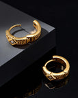 FOR HIM COLLECTION
Unique Vintage Stainless Steel Hoop Earrings