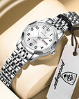 Top Fashion Watches For Couple Waterproof Date