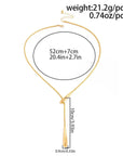 CAVI COLLECTION
Trendy Smooth Metal Waterdrop Pendant Necklace