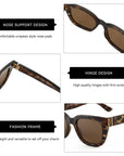Retro Square Polarized Sunglasses for Women