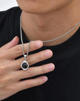 FOR HIM COLLECTION
Irregular Pendant Necklace for Men, Waterproof Stainless Steel with Natural Stone