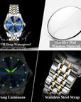 Top Fashion Watches For Couple Waterproof Date