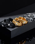 FOR HIM COLLECTION
Unique Vintage Stainless Steel Hoop Earrings