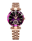 Luxury Diamond Dial Woman Wristwatch Waterproof