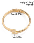 VERDIN COLLECTION
Minimalist Modern Spring Open Necklaces Bangles Rings Set