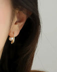 The Lune Collection
Stainless Steel pearl design Stud Earrings