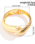 VERDIN COLLECTION
Statement simplicity Water Drop Spring Open Necklaces Bangles Earrings Set