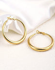 Elegant Golden Hoop Earrings for Women