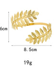 CAVI COLLECTION 
Metal Leaf Upper Arm Bracelet