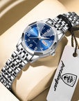 Top Fashion Watches For Couple Waterproof Date