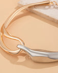 VERDIN COLLECTION 
 perfectly shaped Metal Choker Necklace