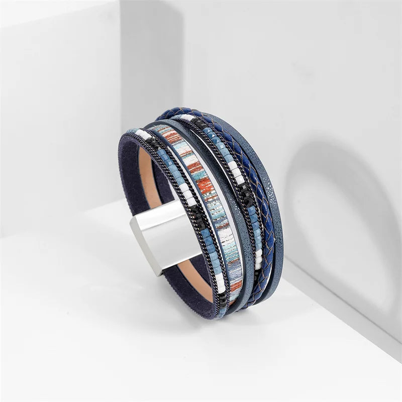 Bohemian Cowboy Chic Cross Bracelet