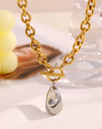 VERDIN COLLECTION 
Stainless Steel Irregular Necklace Set