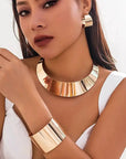 VERDIN COLLECTION 
Splendid, exquisite, magnificent Metal Necklace Bangles Earrings
