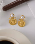 LUNE COLLECTION 
Classical 18K Gold Color Plated Waterproof Stainless Steel