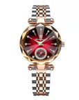 Luxury Diamond Dial Woman Wristwatch Waterproof