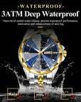 Luxury Fashion Man Clock Top Business Waterproof