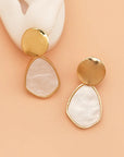 LUCE COLLECTION 
Classical Fashionable Water drop heart Round Earrings