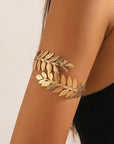 CAVI COLLECTION 
Metal Leaf Upper Arm Bracelet