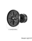 FOR HIM COLLECTION 
Compass Stud Earrings, Stainless Steel Eight-pointed Star