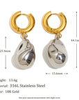 VERDIN COLLECTION 
Stainless Steel Irregular Necklace Set