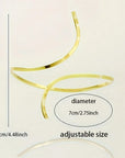 CAVI COLLECTION 
S-shaped wrapped ankle chain