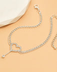 CAVI COLLECTION 
Tassel Charm Double Layer Anklet