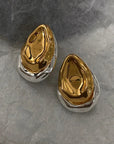 THE ESLA COLLECTION 
Stainless Steel  Stud Earrings for Women Two Wear way Mix Color
