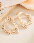 The Esla Gold Color Hollow Stud Earring