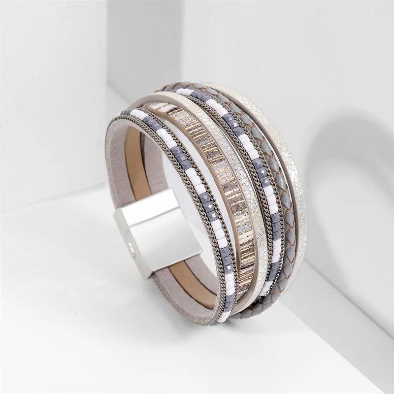 Bohemian Cowboy Chic Cross Bracelet