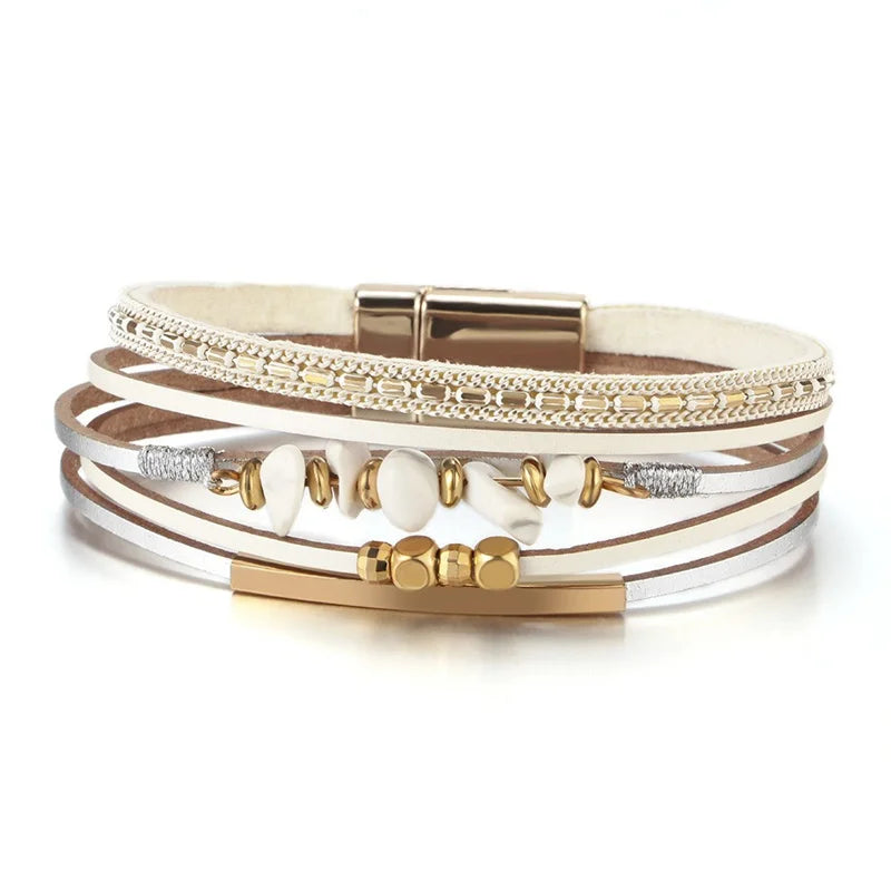 Bohemian Cowboy Chic Cross Bracelet