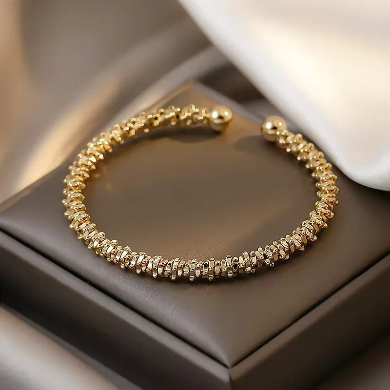 French Vintage Single Zircon Pearl Bracelet