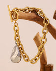 VERDIN COLLECTION 
Stainless Steel Irregular Necklace Set